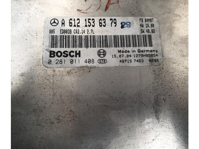 Řídící jednotka A6121536379   Mercedes-Benz ML W163 