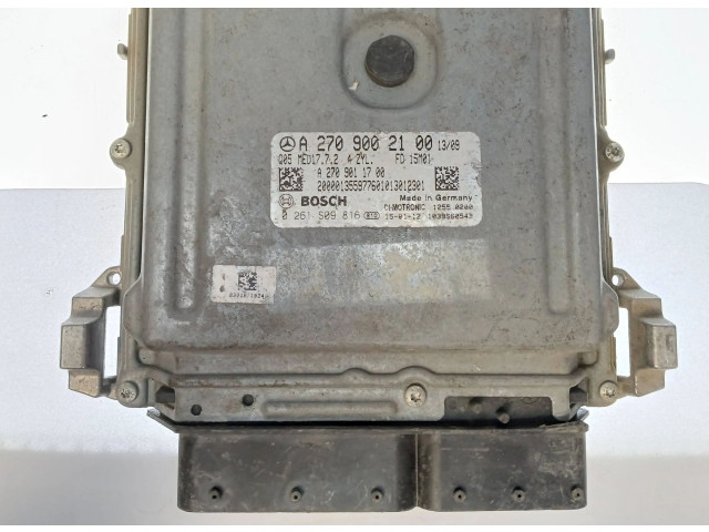 Řídící jednotka A2709002100, 0261S09816   Mercedes-Benz A W176 2015
