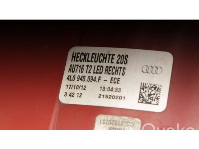 Задний фонарь  4L0945094F    Audi Q7 4L   2005-2015 года