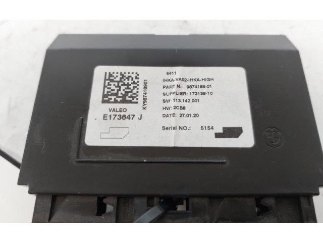 Řídící jednotka 9874189, 9874189   Mini Cooper Countryman F60 2016