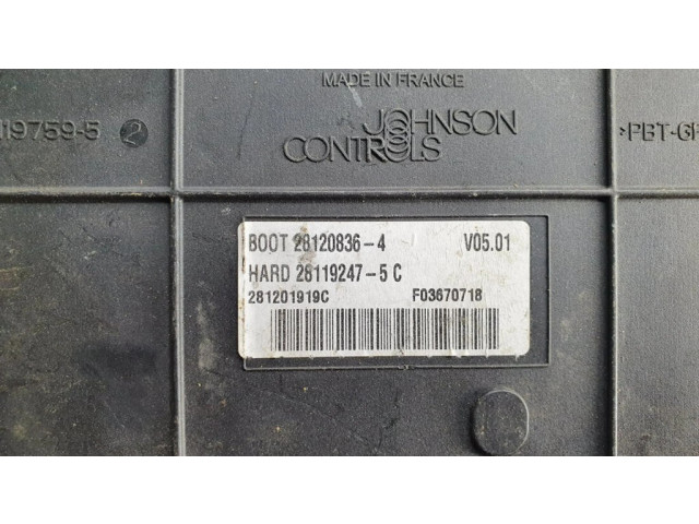 Блок комфорта 966405888001, 220808   Citroen C5   