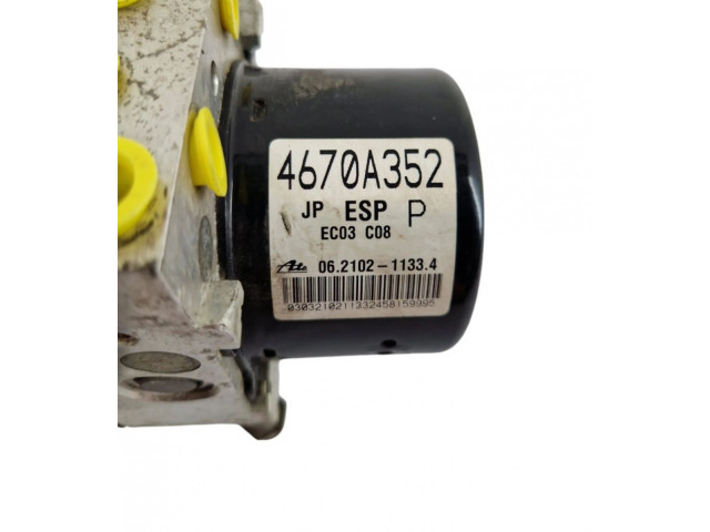 Jednotka ABS 06210211334, 4670A352   Mitsubishi Lancer X 2008