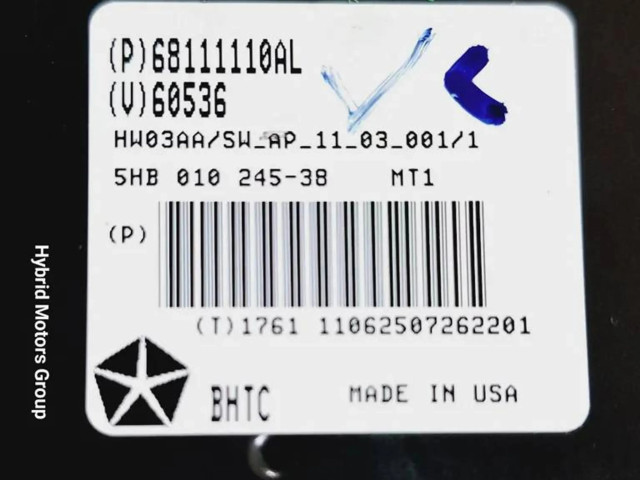 Блок управления климат-контролем 68111110AL, 5HB01024538   Jeep Grand Cherokee