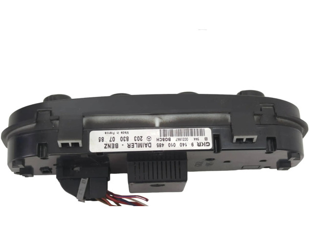 Блок управления климат-контролем 2038300785, 9140010485   Mercedes-Benz C W203