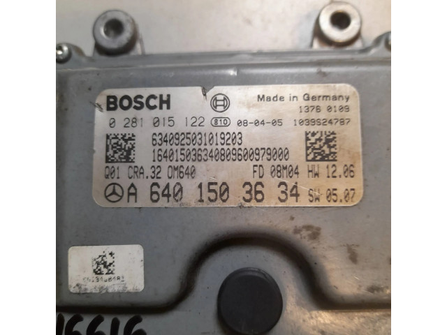 Řídící jednotka A6401503634, 1039S24787   Mercedes-Benz B W245 2008