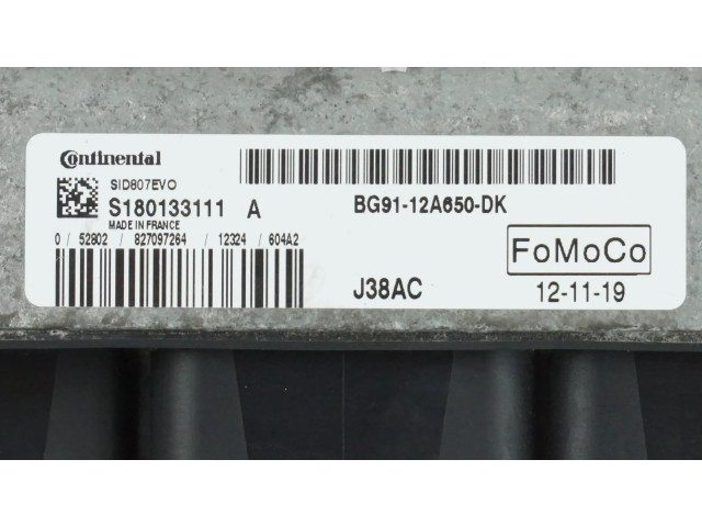 Блок управления двигателем Блок управления BG9112A650DK, S180133111A   Peugeot 5008