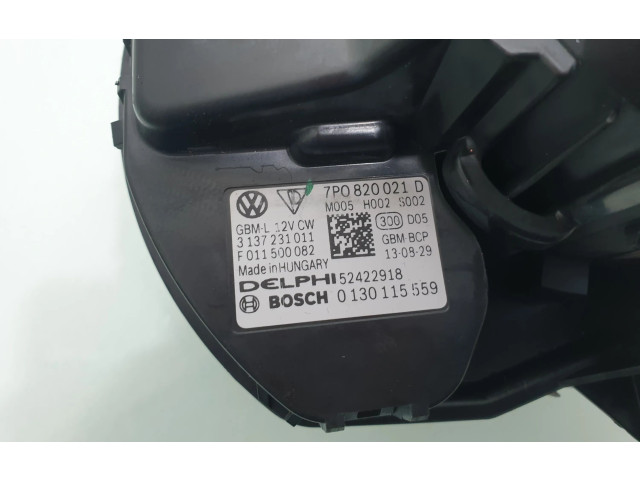 Вентилятор печки    7P0820021D   Volkswagen Touareg II