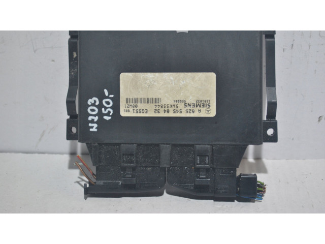 Блок управления коробкой передач A0255450432   Mercedes-Benz C W203