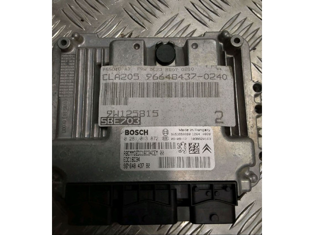 Řídící jednotka 9664983080   Peugeot 207 2009