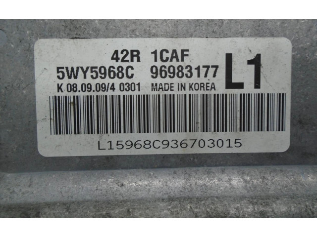 Блок управления двигателем Блок управления 5WY5968C   Chevrolet Astra