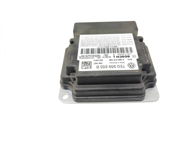 Блок подушек безопасности 7E0959655B, 0285010798   Volkswagen Transporter - Caravelle T5