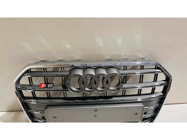 Верхняя решётка Audi A6 S6 C7 4G 2011-2018 года 4G0853653M, 4G0853651AN      