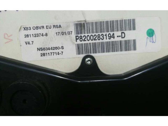 Přístrojová deska  Nissan Primastar 2007 P8200283194D, 0090059  