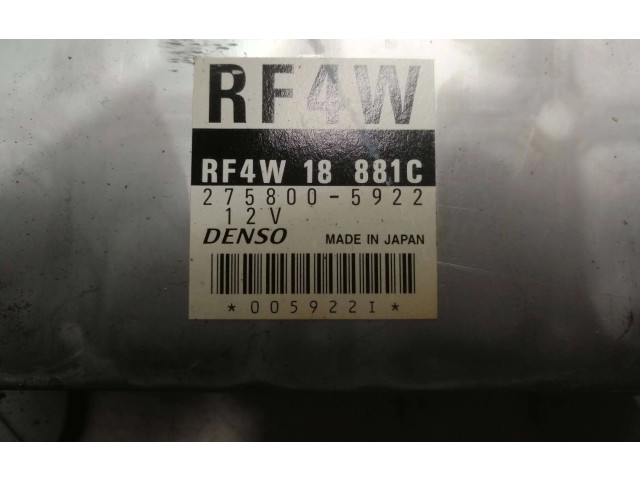 Блок управления двигателя RF4W18881C, 2758005922   Mazda Premacy