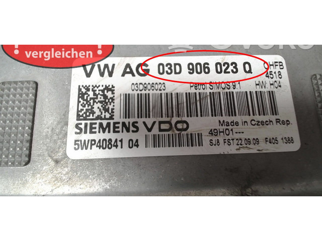 Блок управления двигателя 03D906023Q   Volkswagen Fox
