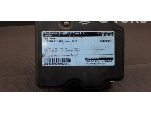 Jednotka ABS 476603zf0b   Nissan Pulsar 2016