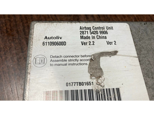 Блок подушек безопасности 611090600D, 287154209906   Tata Indica Vista II