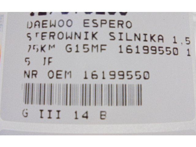 Řídící jednotka 16199550, 16199550   Daewoo Espero 1996