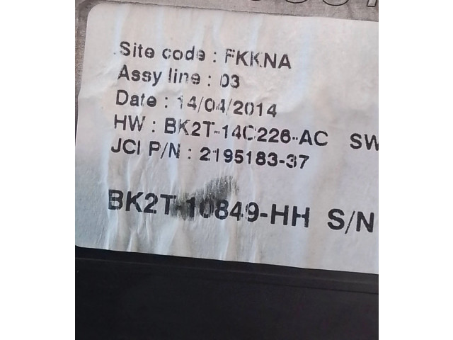 Přístrojová deska  Ford Transit Custom 2015 BK2T10849HH, BK2T10849  