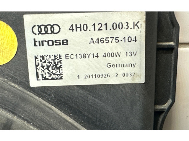 Вентилятор радиатора     4H0121003K    Audi A8 S8 D4 4H 