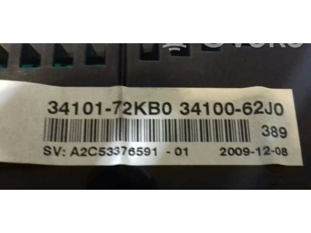 Přístrojová deska  Suzuki Swift 2010 3410172KB0, A2C53376591  