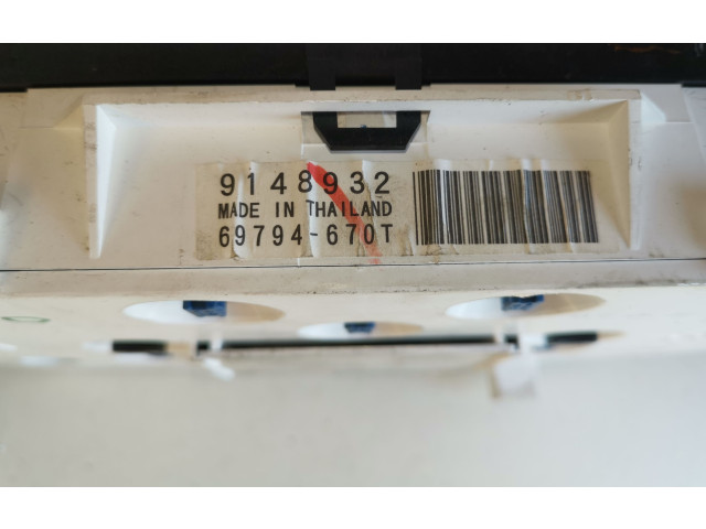 Přístrojová deska  Volvo S70  V70  V70 XC 1998 9148932, 69794670T  