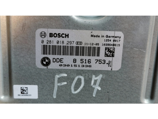 Řídící jednotka 8516753   BMW 5 GT F07 2012