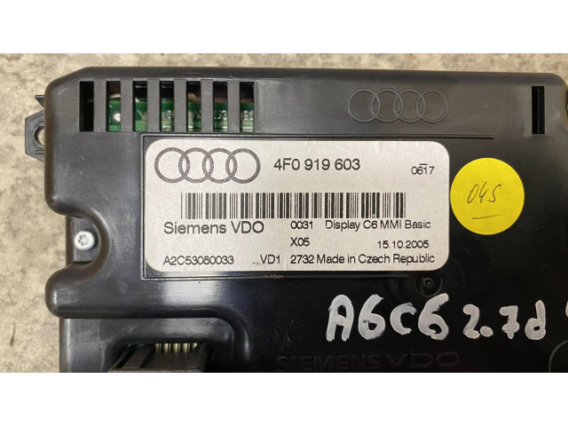 Дисплей    4F0919603   Audi A6 S6 C6 4F