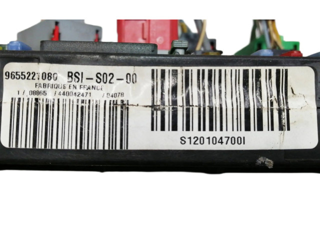 Pojistková skříňka Řídící jednotka BSM 1663372280, 9655221080   Peugeot 407 2004