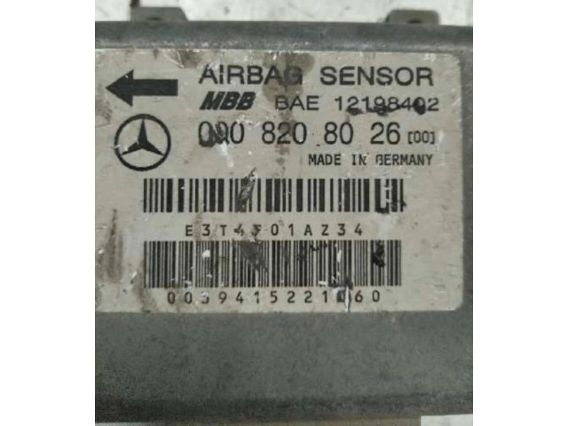 Блок подушек безопасности 0008208026, CENTRALITAAIRBAG   Mercedes-Benz CL C215