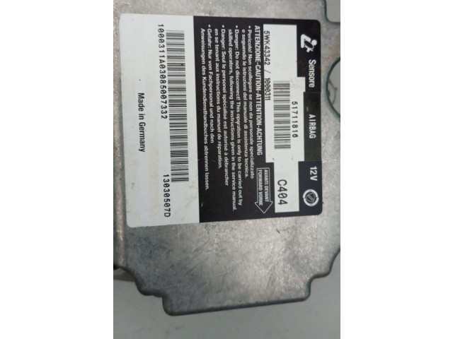 Блок подушек безопасности 51711816, 51711816   Fiat Stilo