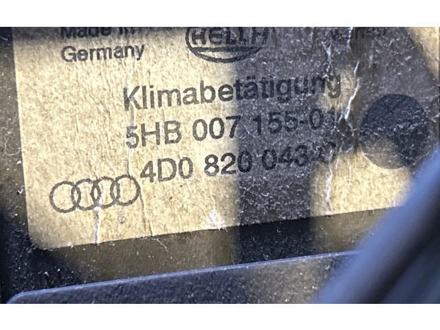 Блок управления климат-контролем 4D0820043, 5HB00715501   Audi A8 S8 D2 4D