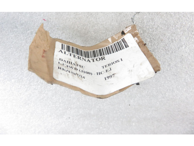 Генератор 2706087402, 1012113450   Daihatsu Terios      