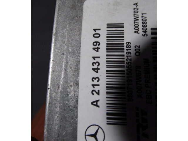 Блок управления ABS A2134314901   Mercedes-Benz E W213 2019