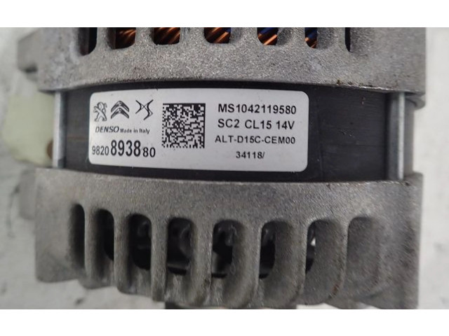 Генератор 9820893880   Citroen C3 Aircross      