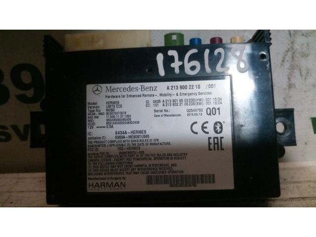 Řídící jednotka A2139002210, MODULOELECTRONICO   Mercedes-Benz A W176 2016