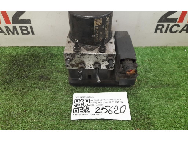 Блок управления АБС 1K0614517AE, 1K0614517AE   Audi A3 S3 A3 Sportback 8P