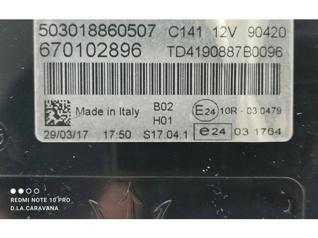 Панель приборов 670102896   Maserati Levante       