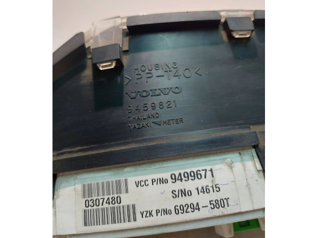 Přístrojová deska  Volvo V70 2001 9459821, 69294580T  