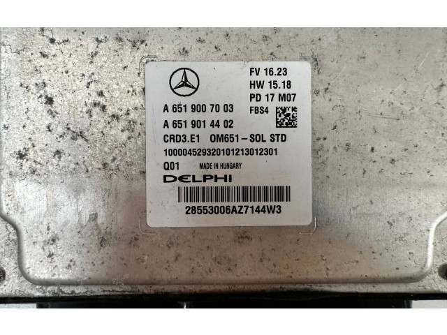 Řídící jednotka A6519007003, A6519014402   Mercedes-Benz A W176 2016