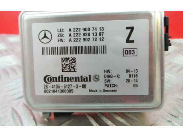 Модуль блока управления камерой 222, 28-4105-6127-3-00   Mercedes-Benz GLC X253 C253