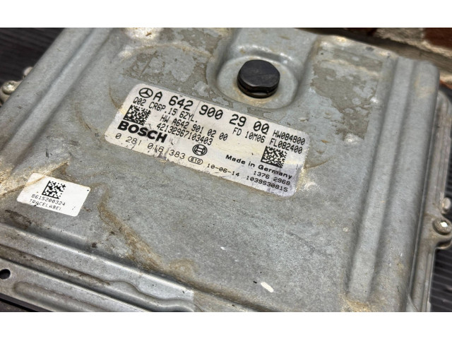 Řídící jednotka A6429002900, 0281016383   Mercedes-Benz C W204 2010