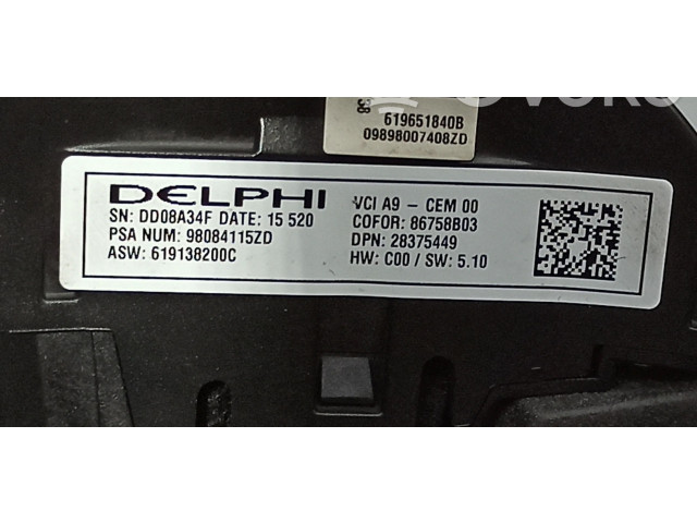 Volant Peugeot 2008 I 2015 98007408ZD, 98084115ZD  