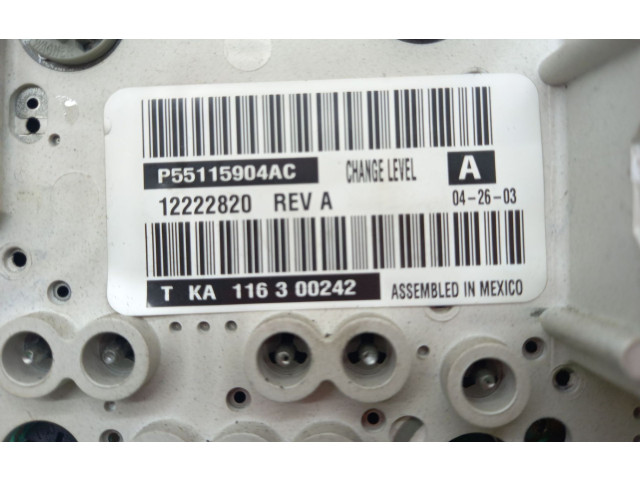 Модуль блока управления кондиционером 55115904AC, TKA116300242   Jeep Grand Cherokee (WJ)