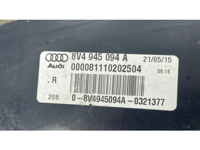 Задний фонарь правый сзади 8V4945094A, 0321377    Audi A3 S3 8V   2013-2019 года