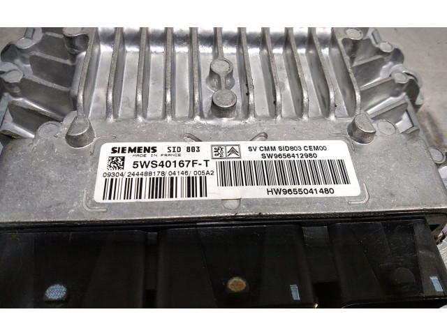 Řídící jednotka 9655041480, 9656412980   Peugeot 407 2004