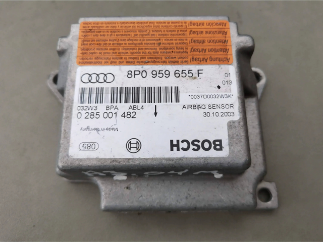 Блок подушек безопасности 8P0959655F, 0285001482   Audi A3 S3 8P