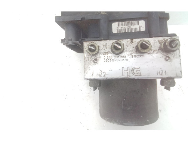 Блок управления АБС 0265231583, 0265231583   Opel Meriva A
