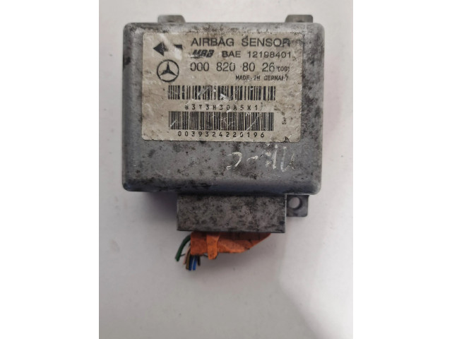Блок подушек безопасности 0008208026, 12198401   Mercedes-Benz C W203