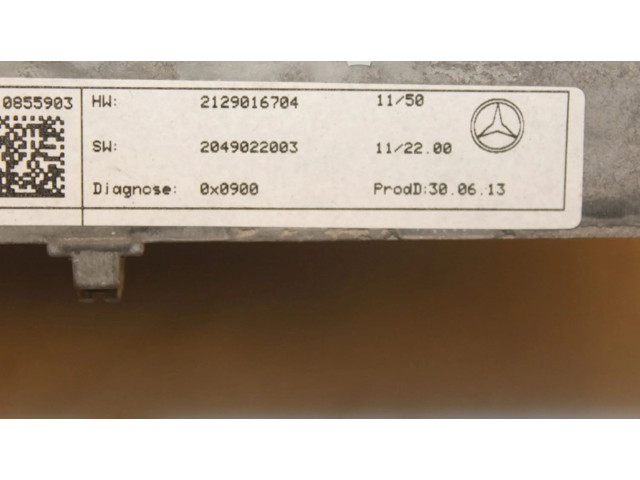 Дисплей    A2129016784, 2129016704   Mercedes-Benz E AMG W212